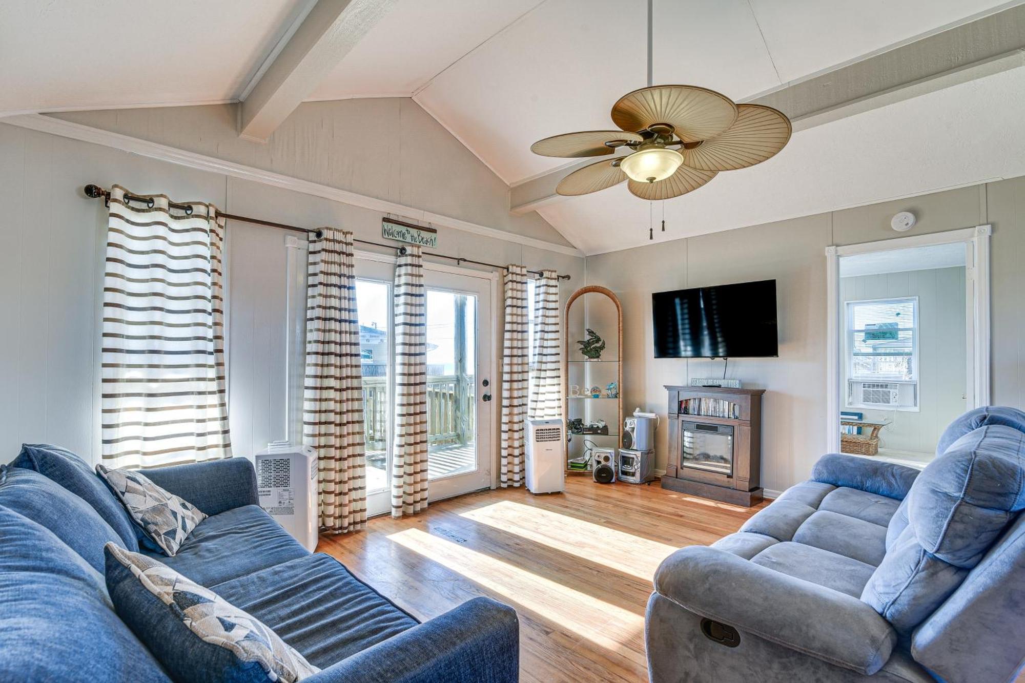 Second-Row Surfside Beach House Newly Renovated! Esterno foto